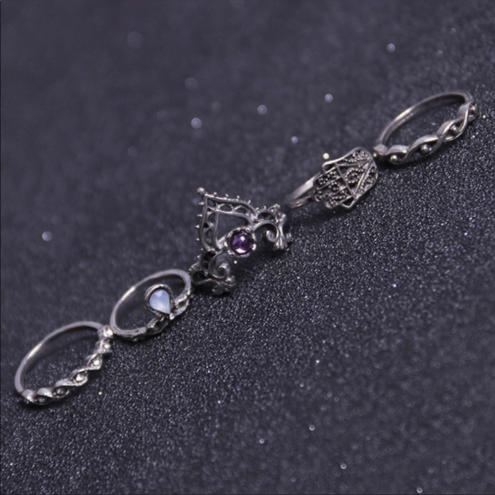 10 piece gorgeous ring set!!! 💕 - Picture 2 of 5